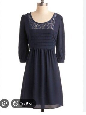 Navy Dress from Modcloth